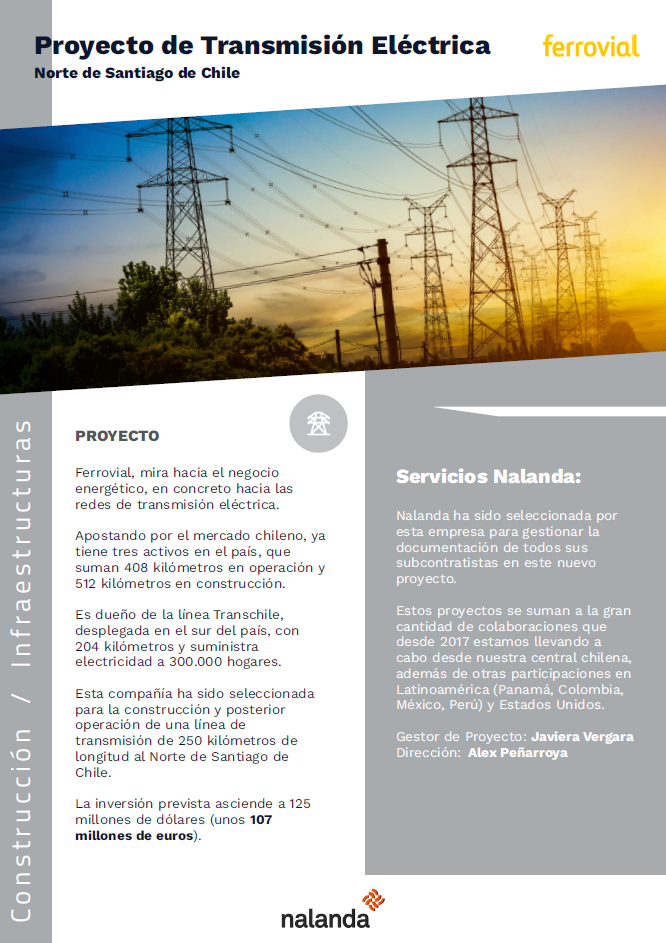 Proyecto Transmisión Eléctrica Ferrovial_Chile