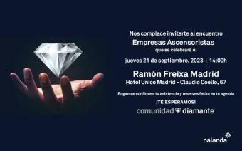 Invitación Comunidad Diamante - Ascensoristas 21 septiembre